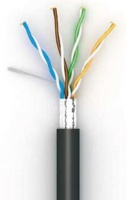 Одескабель  КППЭ-ВП (100) FTP кат.5е, 4х2х0.51 кабель витая пара для наружного монтажа