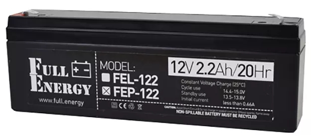  Аккумулятор 12V 2,2 Ah FEP-122