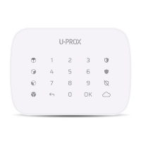 Беспроводная клавиатура U-Prox Keypad G4