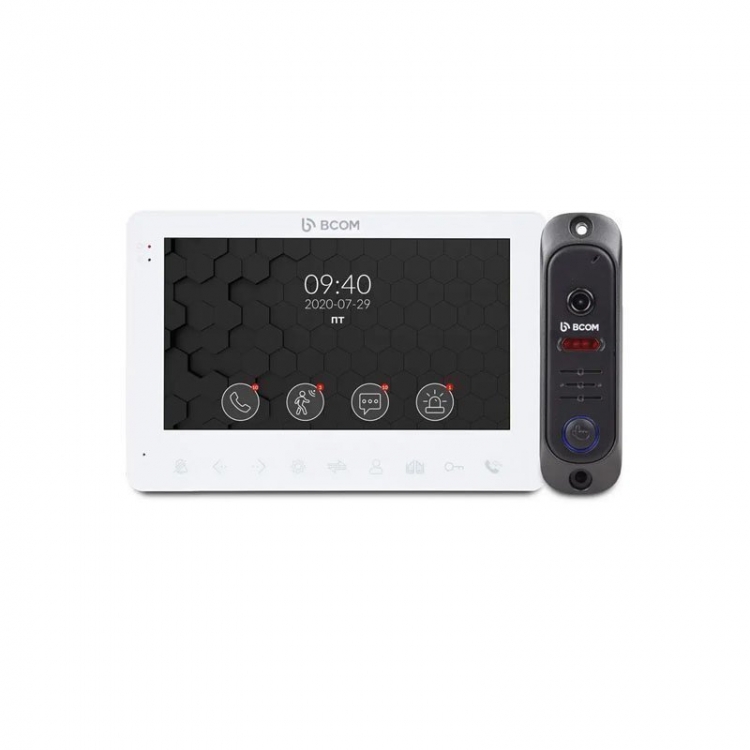 Комплект видеодомофона BCOM BD-780M White Kit box