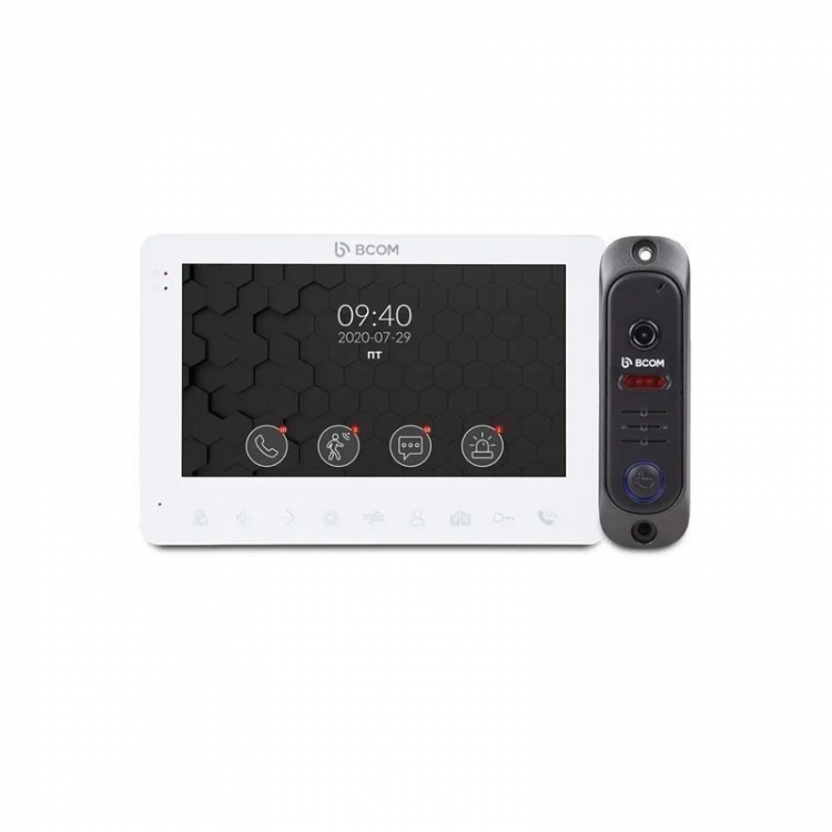 Комплект відеодомофона BCOM BD-780 White Kit