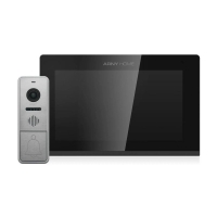 Комплект видеодомофона AVD-7143 (2Mpx)TFT и панели вызова black+silver