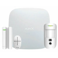 Комплект Ajax StarterKit Cam HDR white охоронної сигналізації