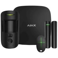 Комплект Ajax StarterKit Cam HDR (8EU) UA black охоронної сигналізації