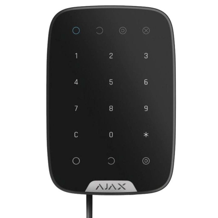 Superior Keypad black Fibra Дротова сенсорна клавіатура Ajax