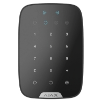 Superior Keypad Plus black Jeweller Бездротова клавіатура з підтримкою захищених карток і брелоків Ajax