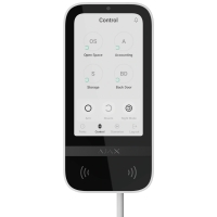 Superior KeyPad TouchScreen white Fibra Клавіатура дротова сенсорна Ajax