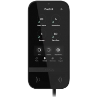 Superior KeyPad TouchScreen black Fibra Клавіатура дротова сенсорна Ajax
