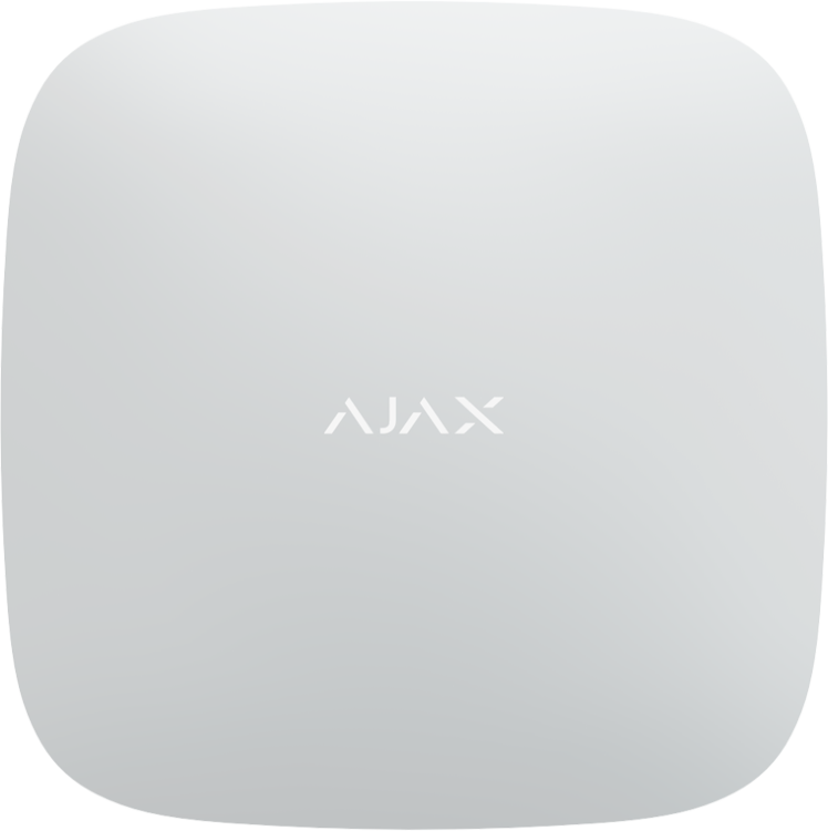 Інтелектуальна централь (приймально-контрольний прилад) Ajax Hub 2 (white)