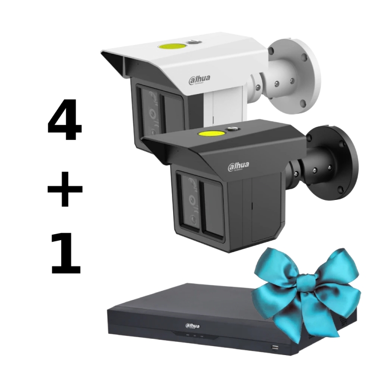 Комплект Dahua LONG PERIMETER SECURITY KIT 4 +1