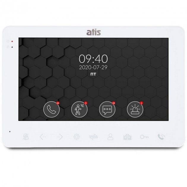  ATIS AD-780FHD-White з детектором руху і записом відео