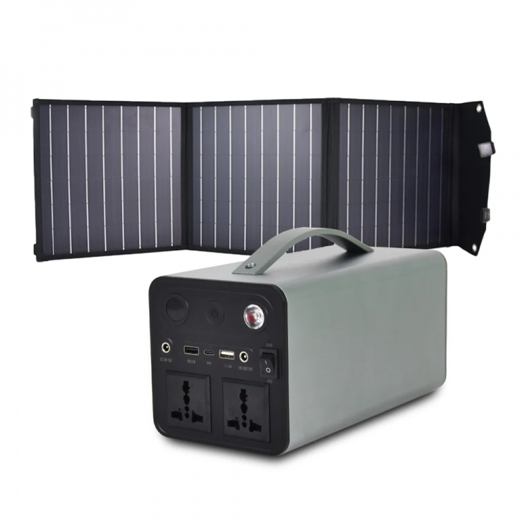 Комплект Зарядна станція PPS 300W + Сонячна панель New Energy Technology 60W Solar Charger