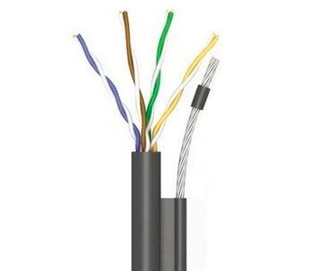 Кабель (UTP мідь вуличний з тросом) OK-Net 4*2*0,51 КППт-ВП (100)