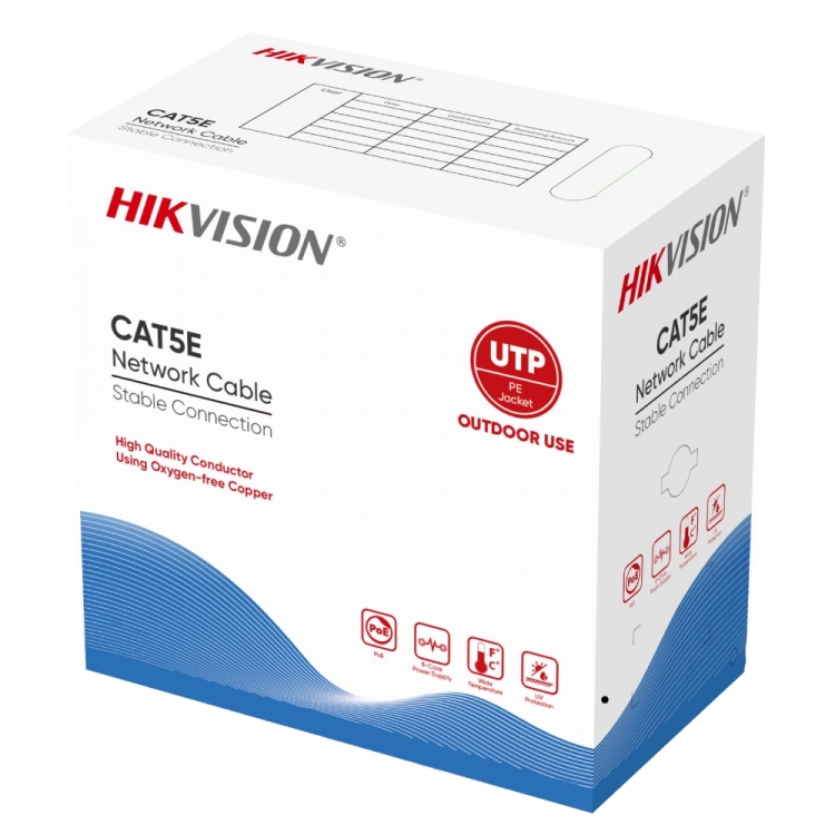 UTP CAT 5E Hikvision DS-1LN5EO-UU/E